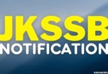 JKSSB confirms Supervisor exam proceeding as scheduled JKSSB Notification