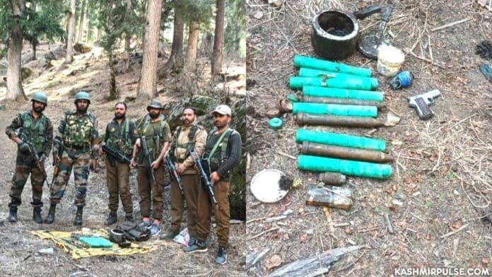 Militant Hideout busted in Kishtwar Militant Hideout busted in Kishtwar