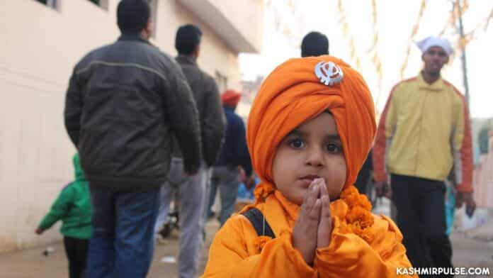 A Sikh child