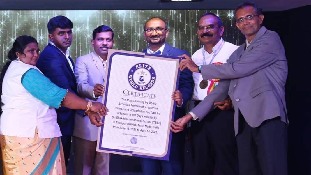 Sri Shakthi International School sets astounding Elite World Record