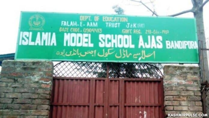 A school run by Falah-e-Aam Trust in Bandipora