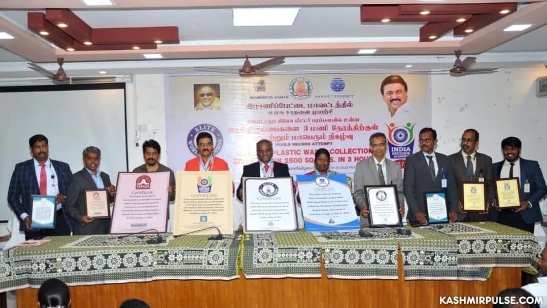Tamil Nadu’s Ranipet district creates Elite World Record