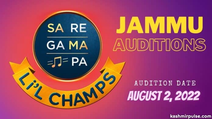 Auditions for Sa Re Ga Ma Pa Little Champs being conducted in Jammu