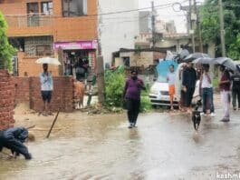 Heavy rains, cloudburst whiplash Jammu