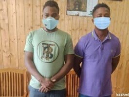 Nigerian fraudsters arrested for duping Baramulla man