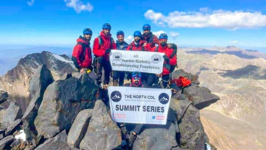 The North Col and AJKMF mountaineers summit Tatakooti peak