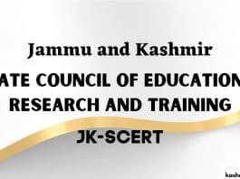 Jammu and Kashmir State Council of Educational Research and Training (JK-SCERT)