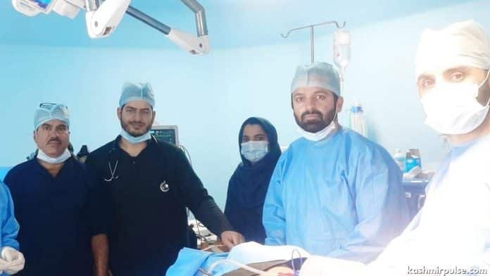 Total laparoscopic hysterectomy conducted at District Hospital Pulwama Total laparoscopic hysterectomy conducted at District Hospital Pulwama