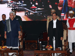 Justice Nongmeikapam Kotiswar Singh takes oath as Chief Justice of J&K, Ladakh