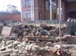 Outer wall of former bureaucrat’s house demolished in Srinagar