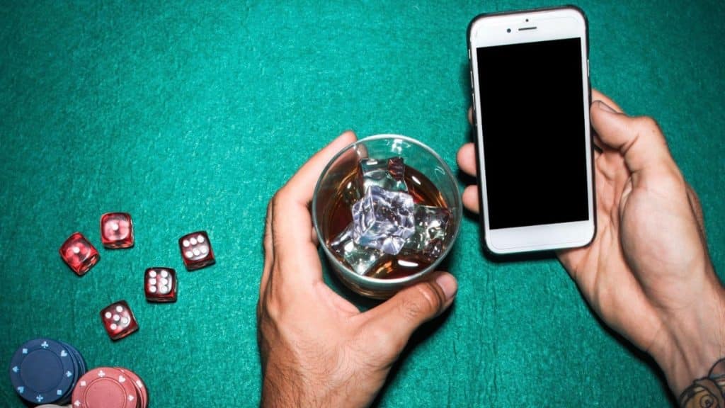 Gambling with smartphone