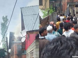 Multiple structures damaged as inferno ravages north Kashmir's Bandipora