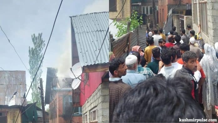Multiple structures damaged as inferno ravages north Kashmir's Bandipora