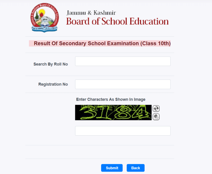 JKBOSE Class 10th annual 2023 exam results - Screengrab JKBOSE Class 10th annual 2023 exam results - Screengrab