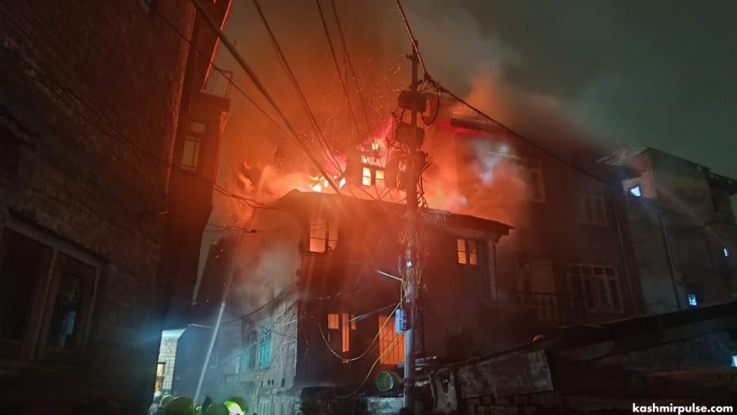 Fire incident causes damage to three residential houses in Solina