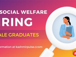 JKSSB Recruitment for 201 District Cadre Posts in Social Welfare Department