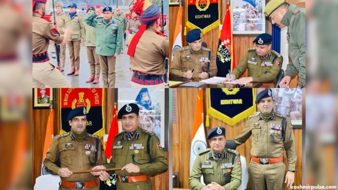 Abdul Qayoom assumes charge as SSP Kishtwar