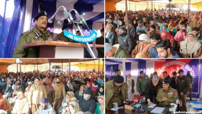 DGP RR Swain addresses security challenges and grievances during Public Darbar in Awantipora Pulwama