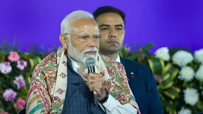 Prime Minister Narendra Modi during his visit to Jammu Prime Minister Narendra Modi during his visit to Jammu