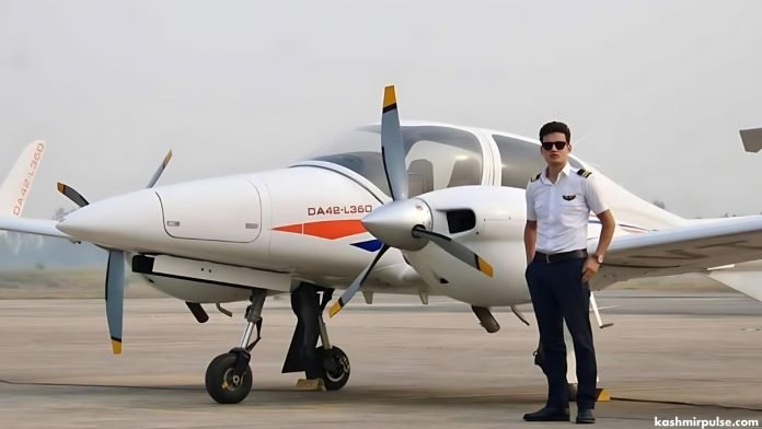 Pulwama youth soars to success as first pilot from South Kashmir district Pulwama youth soars to success as first pilot from South Kashmir district