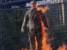 US Air Force soldier self-immolates in protest at Israeli embassy