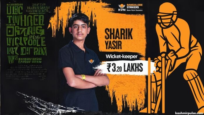 Youngest ISPL player Sharik Yasir from Kulgam fetches Rs 3.20 lakhs in auction Youngest ISPL player Sharik Yasir from Kulgam fetches Rs 3.20 lakhs in auction