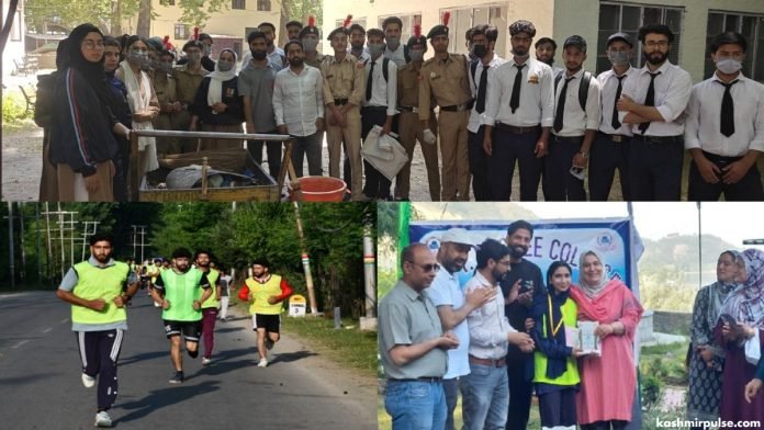 GDC Ganderbal hosts annual road race and campus cleanliness drive