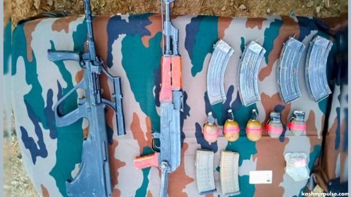 Austrian-made bullpup assault rifle recovered from slain infiltrators in Keran Austrian-made bullpup assault rifle recovered from slain infiltrators in Keran