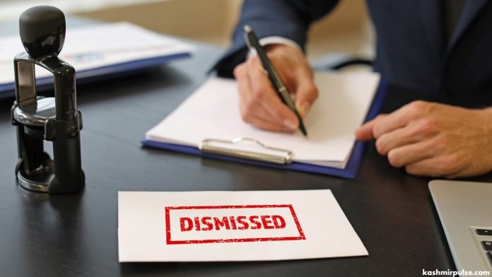 Dismissed from job Dismissed from job