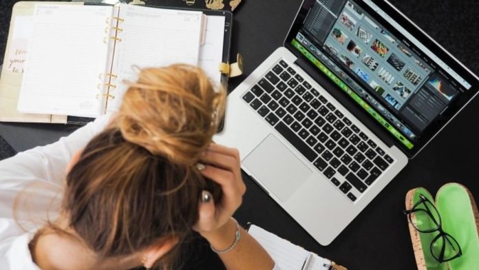 Being Connected Online - Stress - Woman