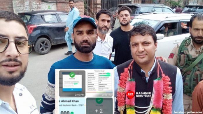 Locals fund Independent candidate's election campaign in Srinagar