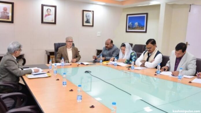 J&K Cabinet meeting under the chairmainship of CM Omar Abdullah J&K Cabinet meeting under the chairmainship of CM Omar Abdullah