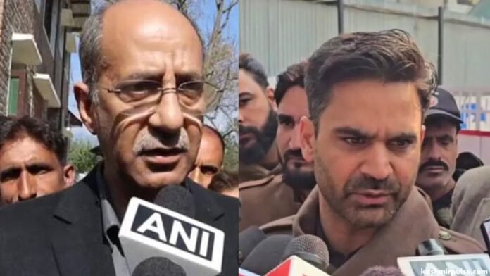 NC leader Nasir Aslam Wani and PDP leader Waheed-ur-Rehman Para