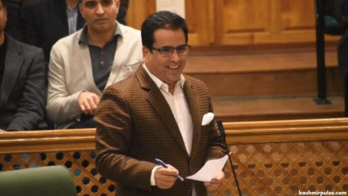 Senior NC leader Tanvir Sadiq in Legislative Assembly