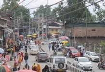 Digital Frontier: J-K’s remarkable journey towards digitalization An aerial view of market in Pulwama town area