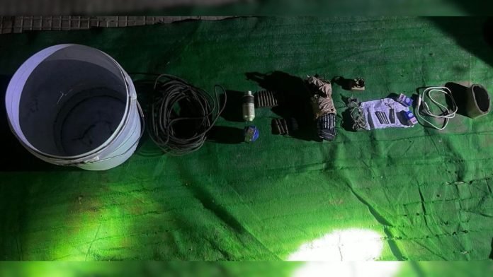 Arms, ammunition recovered from school in Awantipora Arms, ammunition recovered from school in Awantipora