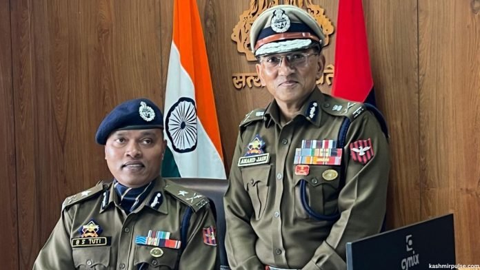 Bhim Sen Tuti takes charge as IGP Jammu