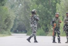 Defence Ministry warns media against real-time reporting on operations in J&K CRPF men on alert during a search operation in South Kashmir