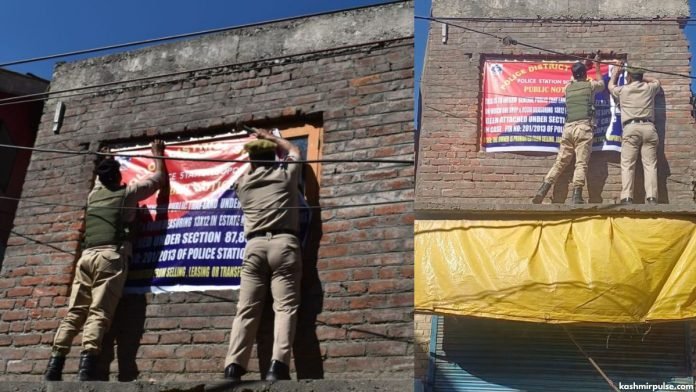 Police attach immovable property under UAPA in Sopore
