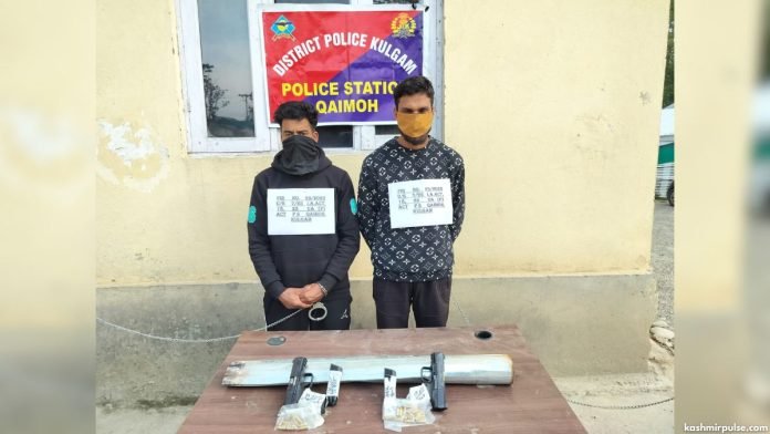 Two militant associates arrested in Qaimoh Kulgam