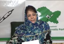 Mehbooba seeks restoration of govt ads to rescue Kashmir’s ailing print media Mehbooba Mufti while speaking to media persons on Friday, May 9, 2025