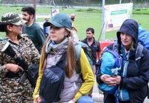 9 foreigners undertake Amarnath Yatra Foreigners undertake Amarnath Yatra