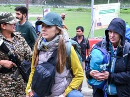 Foreigners undertake Amarnath Yatra