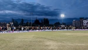Pulwama hosts first-ever floodlit cricket match