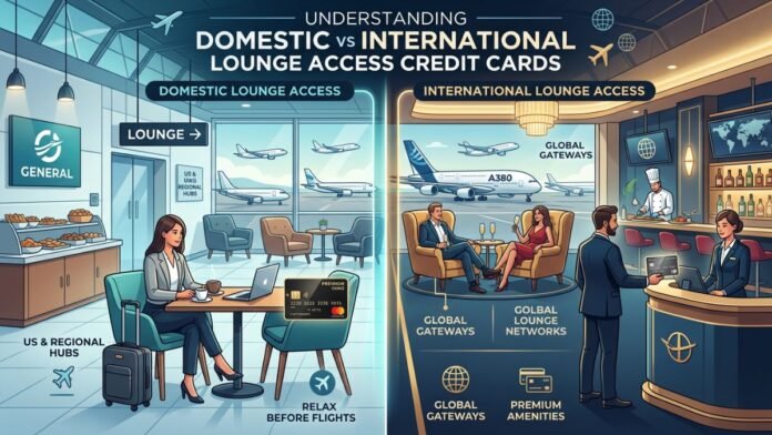 Understanding Domestic vs International Lounge Access Credit Cards Understanding Domestic vs International Lounge Access Credit Cards