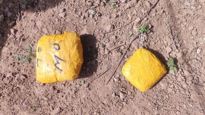 Security forces recover Chinese pistol, suspected narcotics near LoC in Poonch