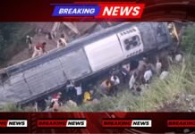31 Amarnath pilgrims injured as bus plunges into gorge in Ganderbal 31 Amarnath pilgrims injured as bus plunges into gorge in Ganderbal