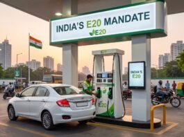 India's E20 Ethanol Petrol Fuel Mandate