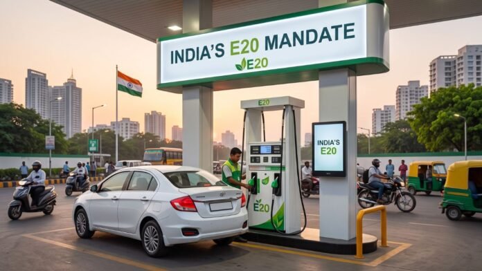 India's E20 Ethanol Petrol Fuel Mandate India's E20 Ethanol Petrol Fuel Mandate