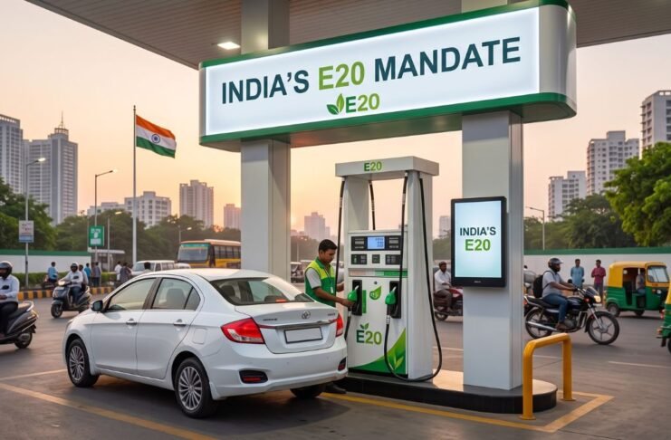 India's E20 Ethanol Petrol Fuel Mandate